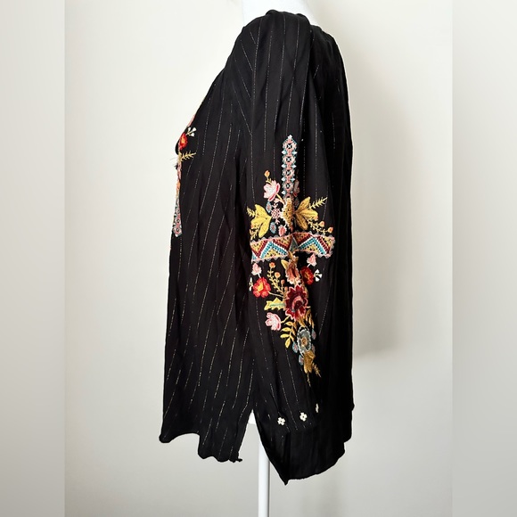 JOHNNY WAS ‘Clansy’ Embroidered Peasant Blouse Top Women’s Size Small - Picture 6 of 11